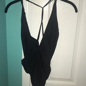 black bodysuit